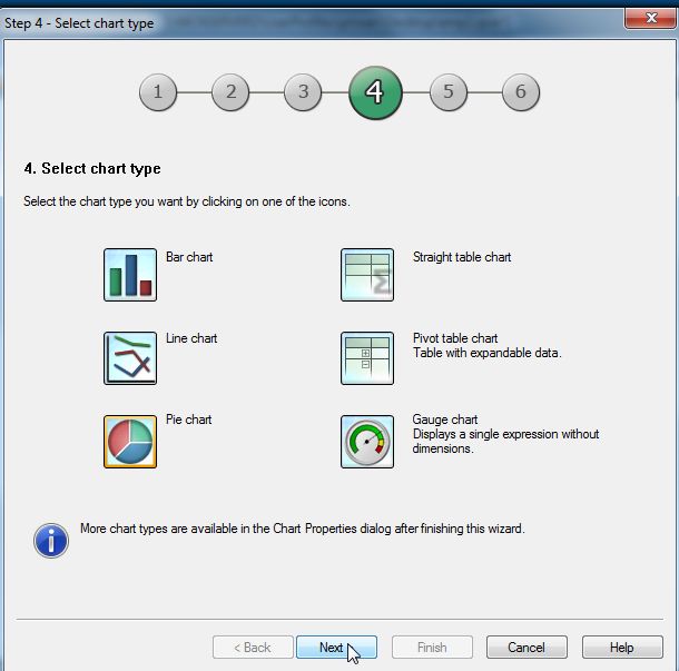 Select the chart type